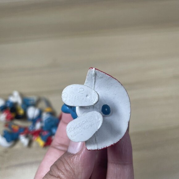 Lot of 6 Vintage Schleich Peyo Smurf Figures Late 60-70s‎ Smurfs Figures - Picture 10 of 10